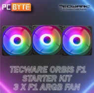 Tecware ORBIS F1 / ORBIS F3 Starter Kit with 3x F1 / F3 ARGB Fan (Without Controller &amp; Hub)