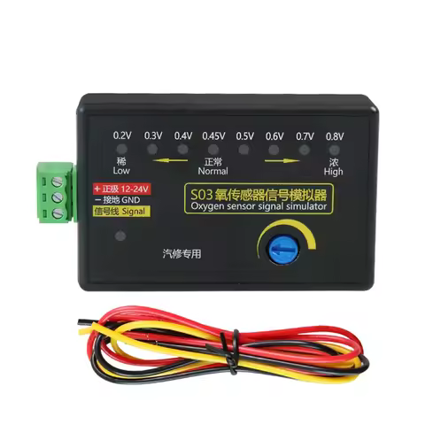 0.2V-0.8V 4-Wire O2 Sensor Signal Simulator Voltage Tunable 4-Wire Oxygen Sensor Emulator for Automo