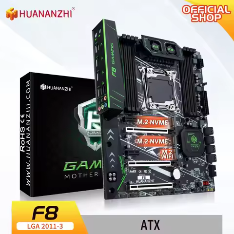 HUANANZHI X99 F8 LGA 2011-3 XEON X99 Motherboard support Intel E5 2696 2678 2676 2673 2666 V3 suppor