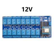 diymore โมดูลรีเลย์ Wifi 5V 12V 16ch โมดูลออนบอร์ด ESP8266WIFI
