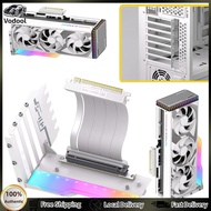 [Auto Vodool] ขายึด GPU แนวตั้งพร้อมสายเคเบิล Riser PCI-E 4.0 X16 ขนาด 15 ซม. การ์ดสนับสนุนชุด 90 อง