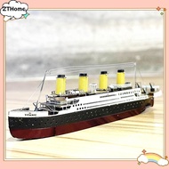 BEK Color Titanic Puzzle DIY Cruise Ship Assembled Model Kits Children Educational Toys ITC