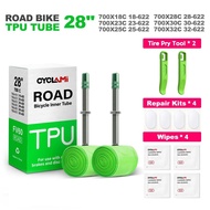 CYCLAMI Ultralight Bike TPU Inner Tube 700C 700 X 18 23 25 28 30 32 Road Bicycle TPU Material Tire 4