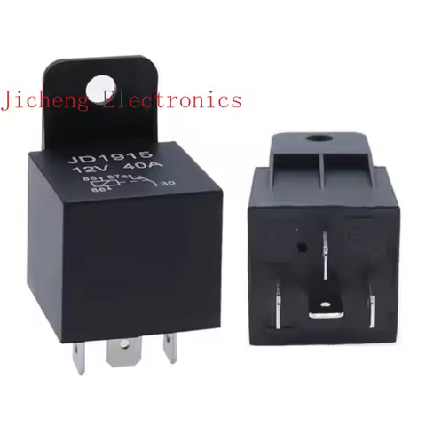 New JD1915 12V 40A Automobile Relay 4-pin Navigation Normally Closed With Base