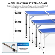 Meja Lipat Koper Hpl (Kaki Bulat) Alumunium / Meja Lipat Portable