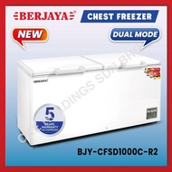 Berjaya Premium 1000L Chest Freezer BJY-CFSD1000C-R2 (White) 5 YEARS Compressor warranty