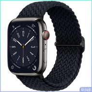 สายไนลอนยืดหยุ่นถัก สำหรับ Apple Watch Ultra/Series/SE ขนาด 49/46/41/45/38/40/42/44มม. DT No1 HW22 W