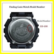 ☾ ♕ Casio G-shock Original GA-1000 and GA-1100 Red Matte Strap Only