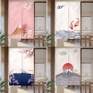 Customizable Door Curtain New Chinese Style Door Curtain Antique Style Door Curtain Lotus Door Curta