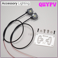 QUYPV โคมไฟ De Budgétaire Carrée À LED, 1/10 RC Inoler, Trx4 Defender, Scx10 1/14,รถบรรทุกยี่ห้อทามิ