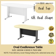 6 Feet Oval Meeting Table | Oval Conference Table