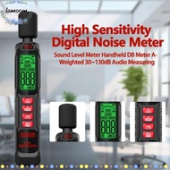 LAMOO Noise Meter, Windproof 125Hz-8KHz Sound Level Meter, Professional 30-130dB Digital Display Dec