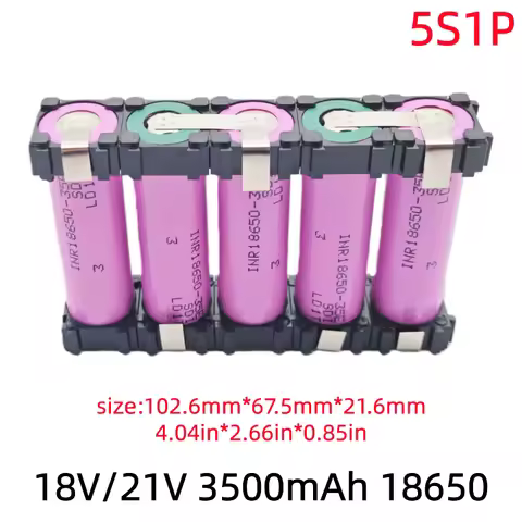 3500mAh 18V 16.8V 10.8V for screwdriver electric drill cell battery 18650 35E battery pack Customize