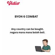 Vidio Byon Live automotive sticker