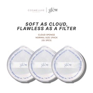 Cosmeluxe - GLOW Cloud SPONGE | Soft, Smooth, Multifunctional, Wet, Dry, Flawless, Dewy & No Cakey F