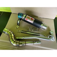 Y15 EXHAUST RED OPEN SHORT RACING BLACK CARBON ORIGINAL Y15ZR 35-38-57MM 38-38-60MM 38-42-60MM