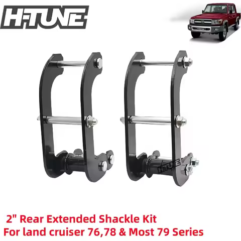 4x4 Suspension Leaf Spring Rear Comfort G-Shackles 2" Lifting Kit For land cruiser 76,78 & Most 79 S