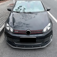 For Volkswagen Golf 6 MK6 GTI 2008--2012 Accessories Front Bumper Lip Spoiler Splitter Upgrade Kit
