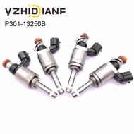 4 Keping P301-13250B Penyuntik Bahan Api P301-13-250B P30113250B untuk Mazda 2 3 CX-3 CX-5 MX-5 2.0 
