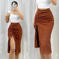 Adjustable Slit Maxi Skirt Maxi Skirt Long Long Skirt Woman