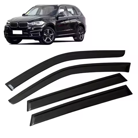 Window Visor for BMW X5 F15 2014 2015 2016 2017 2018 Weathershied Door Visor Wind Sun Rain Guards Si