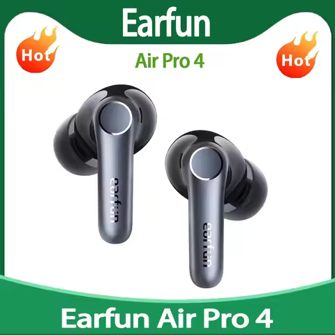 Original EarFun Air Pro 4 TWS Bluetooth 5.4,Active Noise Cancellation, Multi Point Connect 6 Microph