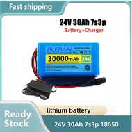 24V 30Ah 7s3p 18650 Battery Lithium Battery 24v 30000mAh Electric Bicycle Moped Electric Lithium Ion