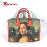 LOUIS VUITTONDU2177 大師系列 Speedy 30 蒙娜麗莎手提包