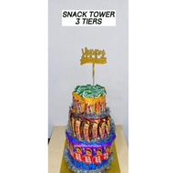 Edie Premium Snack Tower/Kue Ulangtahun/Snack Cake/Snack Tart/Snack