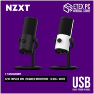 NZXT Capsule Mini USB Wired Microphone - Black / White