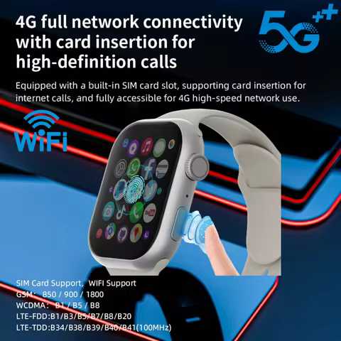 5G LTE VP19 Pro Android 10.0 S11 Smart Watch 2.29'' AMOLED Display Smartwatch With 80W Pull-out Came