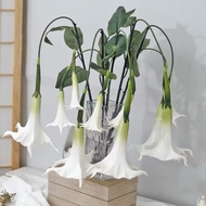 120cm 3-piece rubber trumpet speaker - fake trumpet for home decoration, gifts, vase, office or even