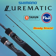 SHIMANO LUREMATIC Fishing Rod Spining Baitcasting ultalight Joran Pancing Fuji Ring BC UL mancing