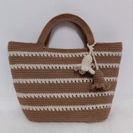 กระเป๋า​ถัก​ กระเป๋าถือ​ คล้องแขน​ Handmade​