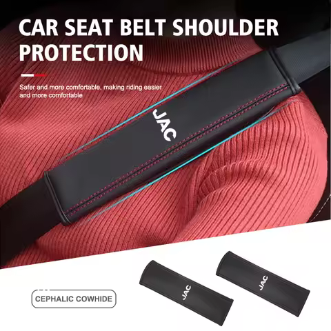 Car Seat Belt Cover Shoulder Strap Protector Pad Accessories For JAC Refine J3 J2 S5 A5 J5 J6 J4 T8 