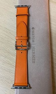 100% Hermès Apple Watch 44mm Single Tour 原裝100%愛馬仕Apple Watch 經典橙色錶帶