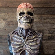 Red Skull Brain Mask Spooky Halloween Costume & Party Scary Prop