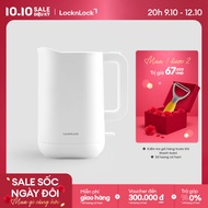Ấm đun siêu tốc giảm âm LocknLock Silent electric kettle 1.2L- Màu trắng EJK216WHT