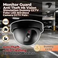 Monitor Hk Vision Guard Fake Dummy CCTV Palsu Simulation LED Security Anti Theft Camera Wireless