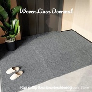 Door mat,Linen material High quality woven door mat,Size 40*60cm-60*90cm and Custom sizes,Beautiful 