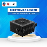 MSI PSU MAG A550BN 550W 80+ Bronze 5yrs warranty