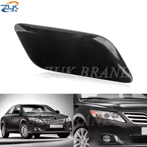 Unpainted Car Front Bumper Headlight Washer Cover Headlamp Sprayer Nozzle Cap For Toyota CAMRY Euro 