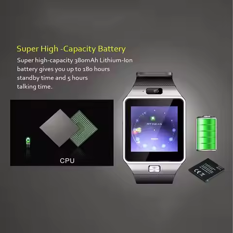 DZ09 Smartwatch Sim Card Android Call Phone Men Women Smart Watch DZ09 Sport Waterproof Pedometer Co