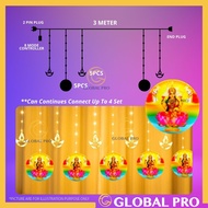 VINAYAGAR / LAKSHMI String Light Deepavali Light Diwali Light Lampu LipLap Waterproof Fairy Light De