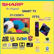 SHARP C32DD1i+ H96 MAX SMART ANDROID LED TV 32 INCH