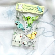 轉印貼紙 / 月輪鸚鵡圖鑑水晶轉印貼紙