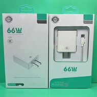 Charger 66W Charger 3C Certified 66W 5A Fully Compatible Protocol Super Flash Charge Mobile Phone Pa