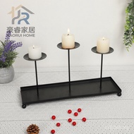 Home Decoration Ornaments Table Props Accessories Candle Holder Candle Holder Wholesale Retro Weddin