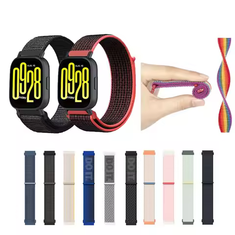 Nylon Bracelet For Redmi Watch 5 Active 5Lite 22mm Breathable Strap For Xiaomi Watch S4 S3 S2 S1 Pro
