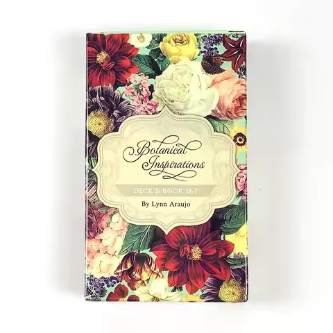 New Botanical Inspirations Oracle Cards A 44 Tarot English Divination Deck Borad Games,Spiritual Gui
